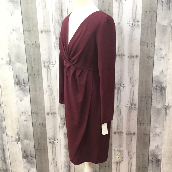 SAKS FIFTH AVENUE Long Sleeve Sheath Dress NWT 6 - Picture 3 of 7